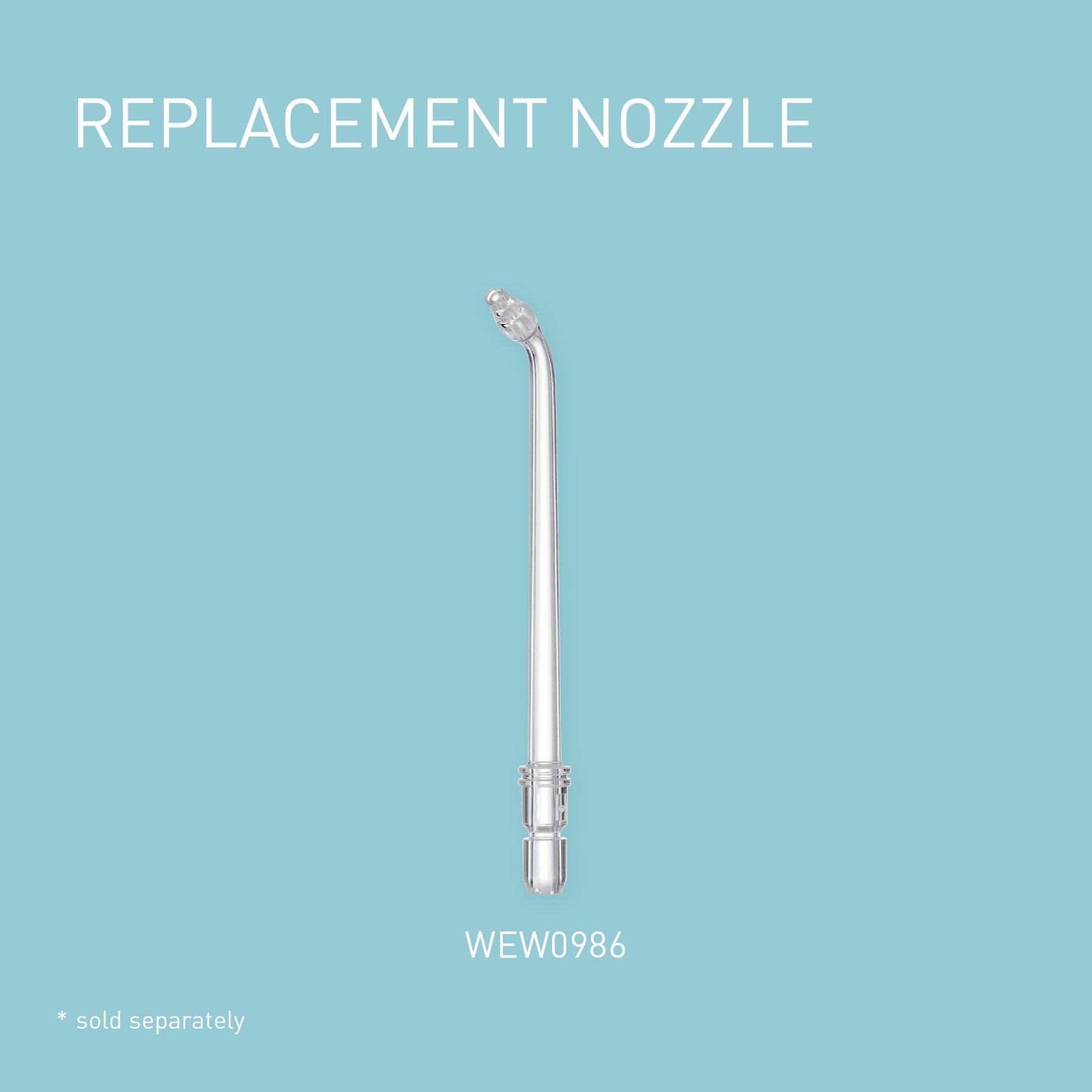 Panasonic Replacement Ultrasonic Nozzles for Oral Irrigator EW-DJ66 - WEW0986X503